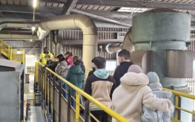 Visite du centre de tri Généris de Ploufragan