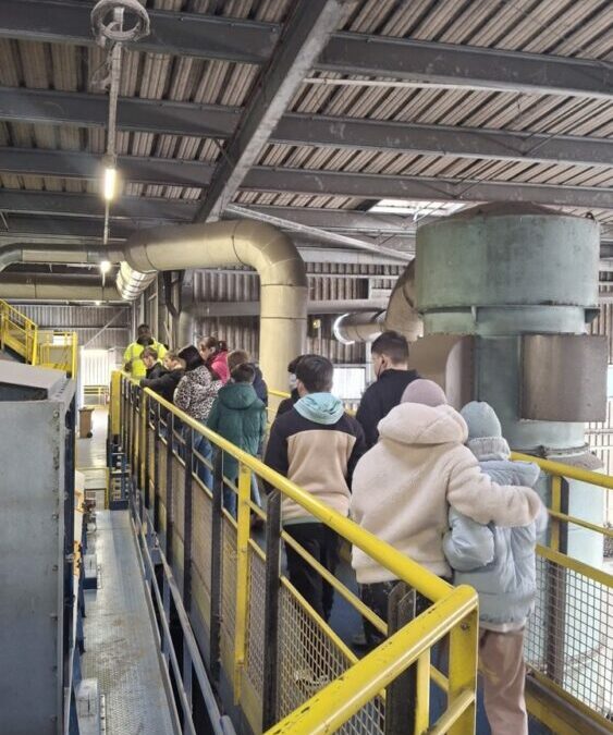 Visite du centre de tri Généris de Ploufragan