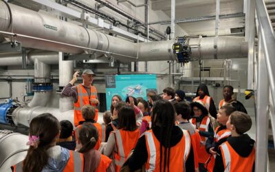 Visite de l’usine de production d’eau potable